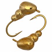 Фото муравей с ушком d 3,0 мм, вес 0,35 гр, золото /10 шт/